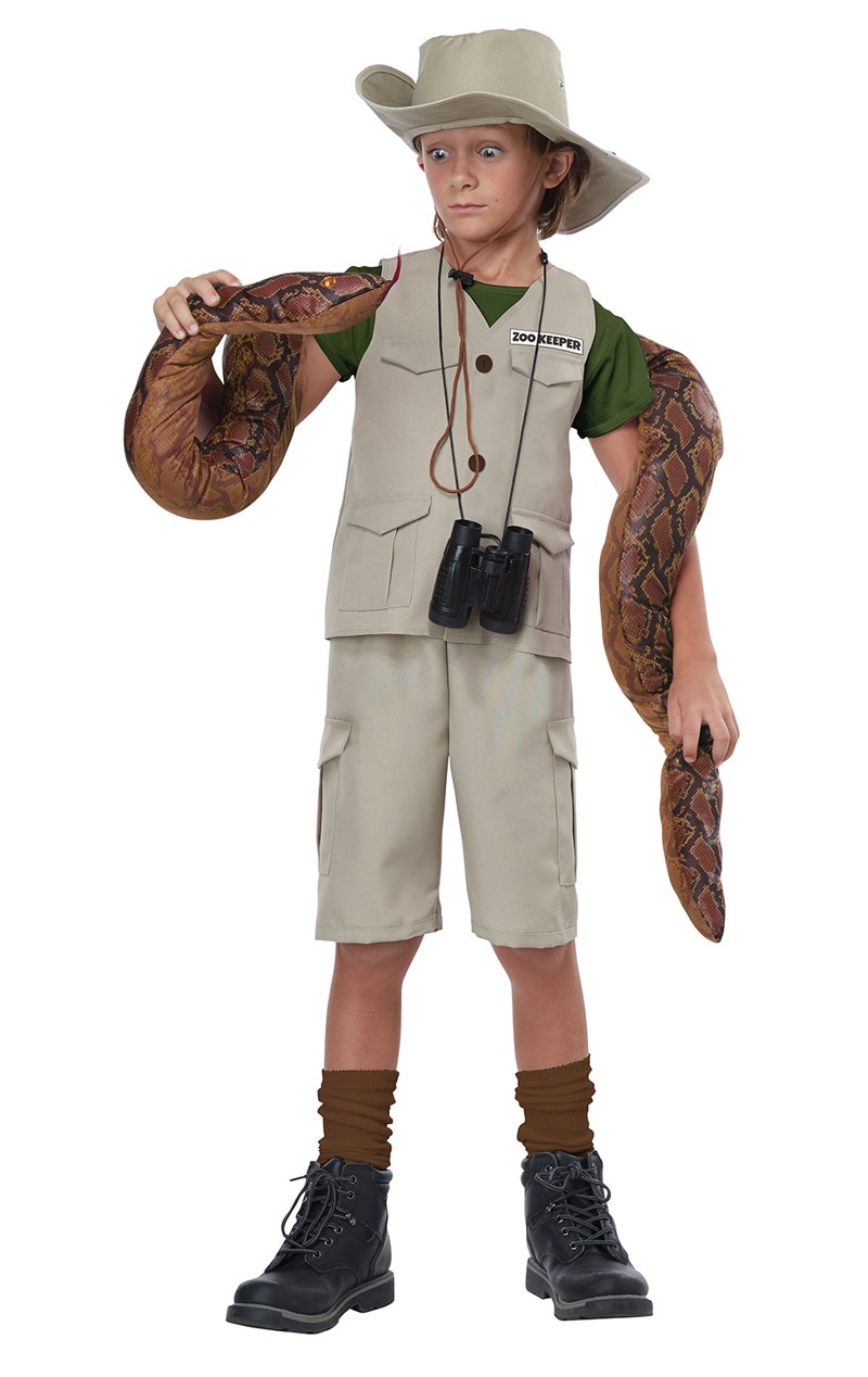 Kids Unisex Wild Life Expert Archaeologist Costume - Fancydress.com