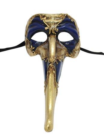 Long Masquerade Facepiece - Fancydress.com