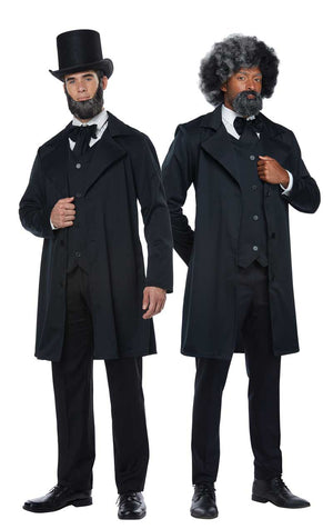 Mens Abraham Lincoln/Frederick Douglass Costume - Fancydress.com