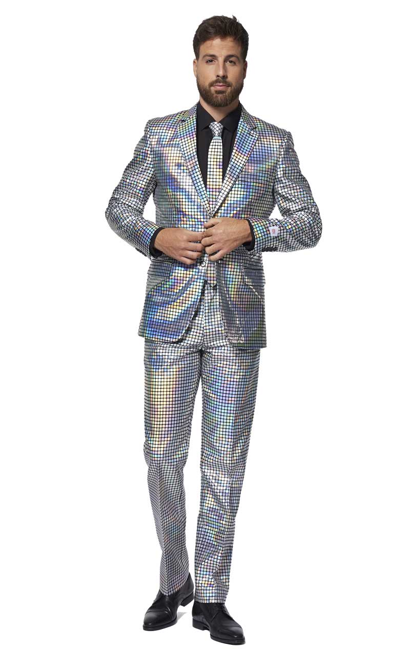 Mens Discoballer Suit - OppoSuits - Fancydress.com