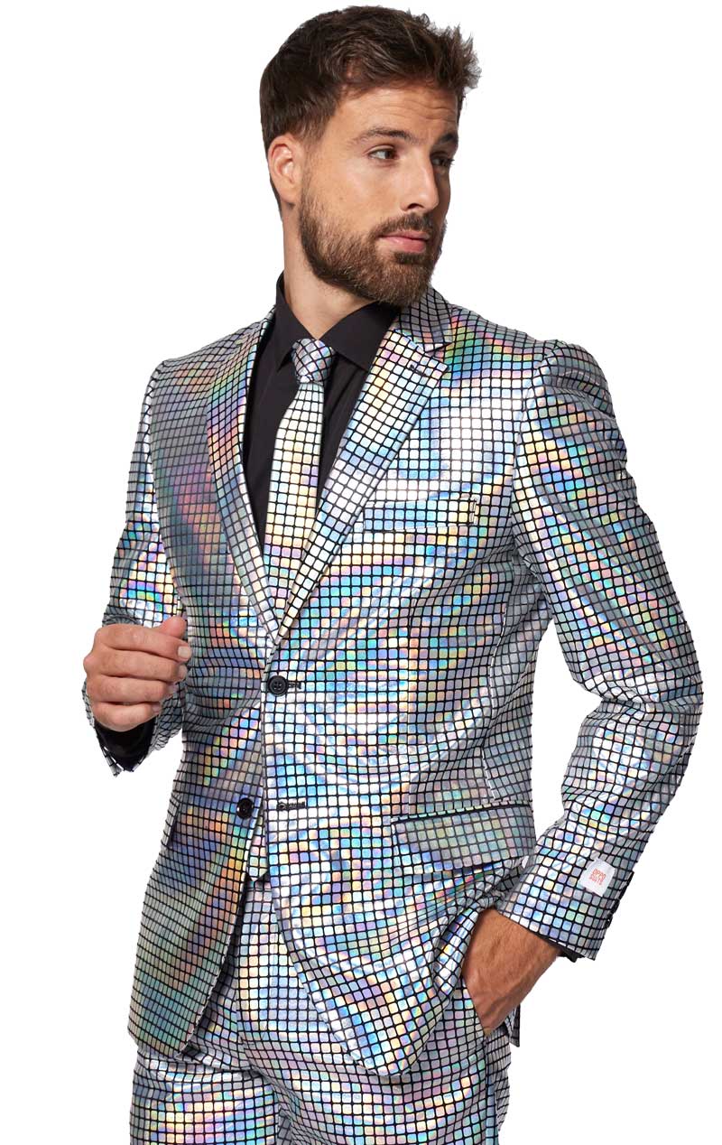 Mens Discoballer Suit - OppoSuits - Fancydress.com