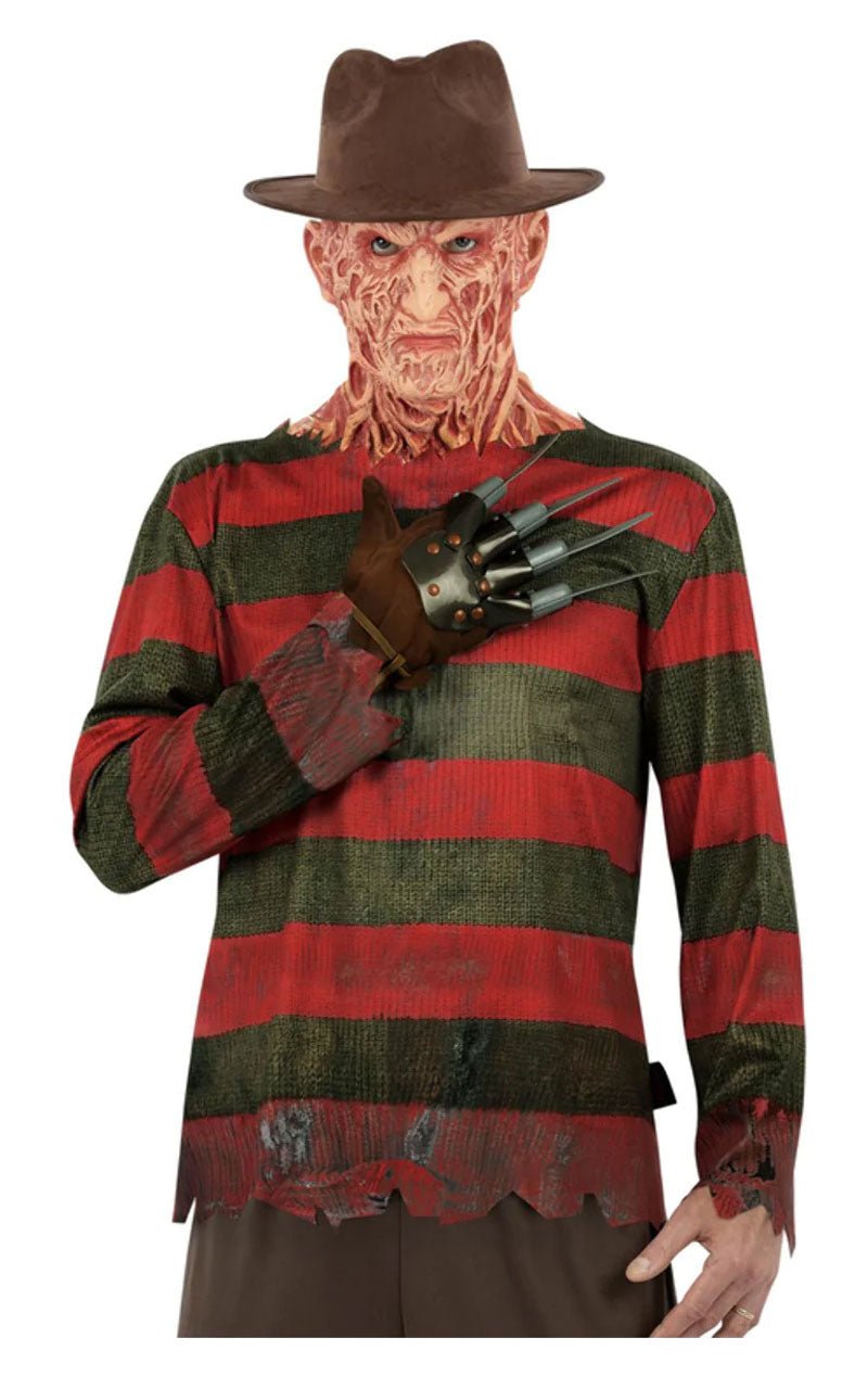 Mens Freddy Krueger Halloween Costume Kit - Fancydress.com