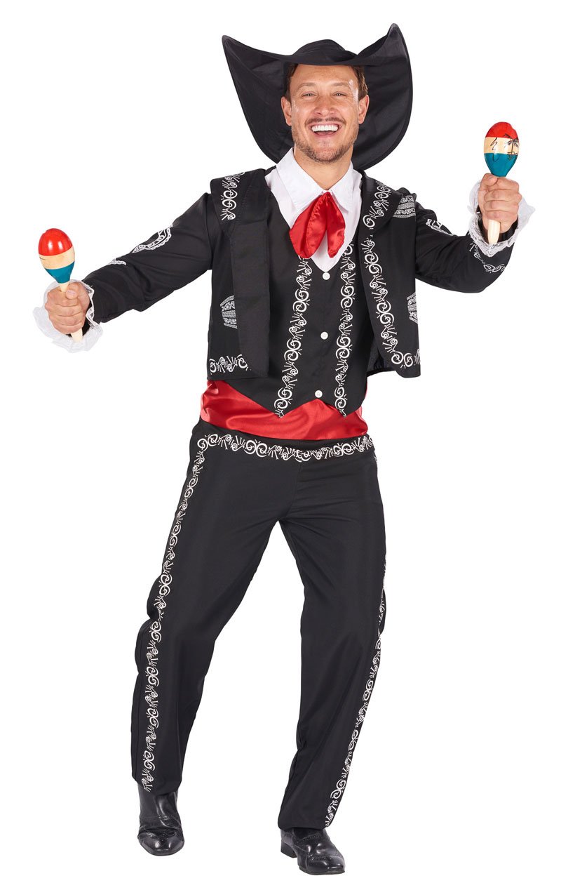 Mens Mexican Mariachi Costume (2 in 1 costume) - Fancydress.com