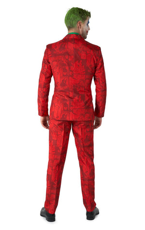 Mens Scarlet Joker Suit - Opposuits - Fancydress.com