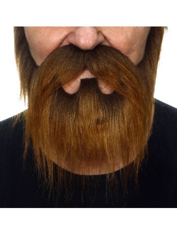 Short Brown Beard Accessory - Fancydress.com