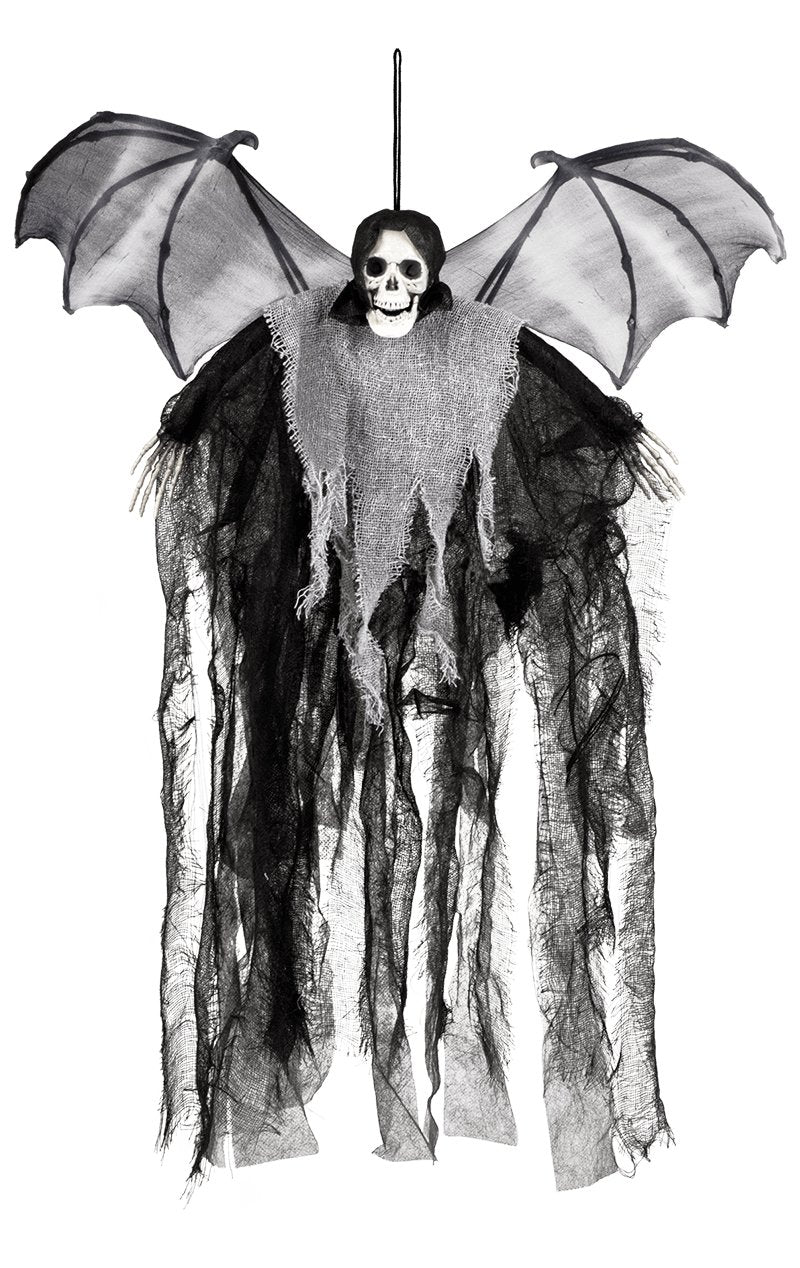Skull Bat Reaper Decoration - Fancydress.com