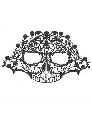 Skull Face Lace - Fancydress.com