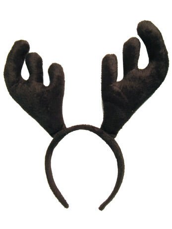 Stag Antlers Black Accessory - Fancydress.com