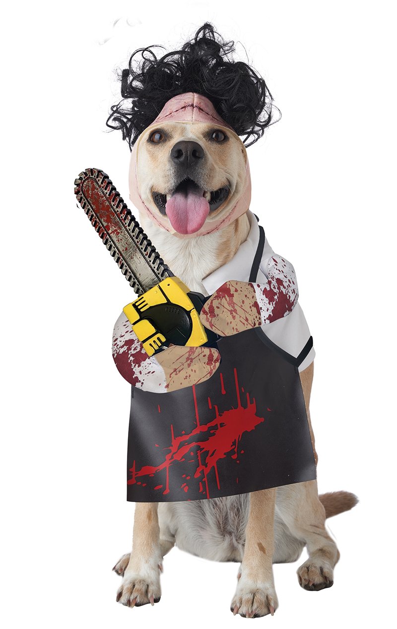 Texas Chainsaw Mutt - Sacre Dog Costume - Fancydress.com