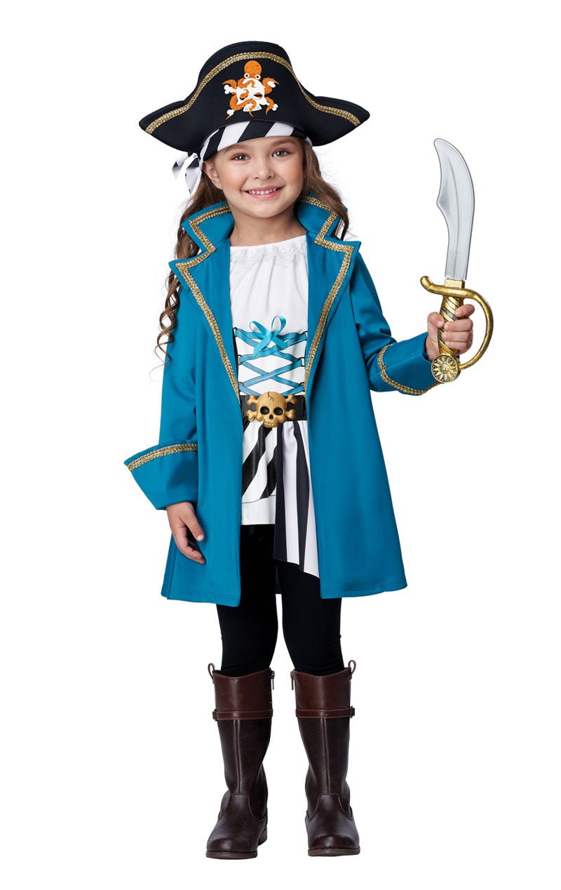 Toddler Petite Pirate Costume - Fancydress.com