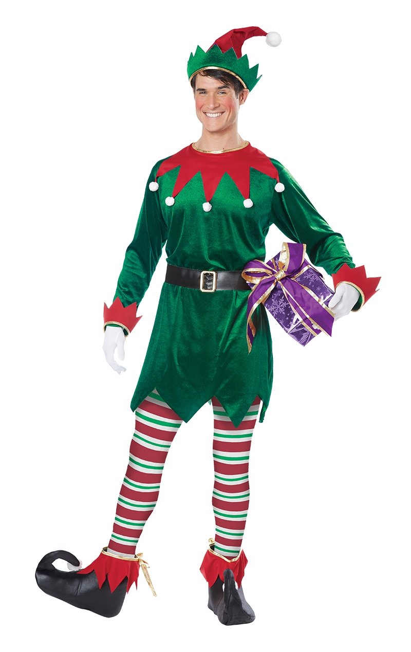 Unisex Christmas Elf Costume - Fancydress.com