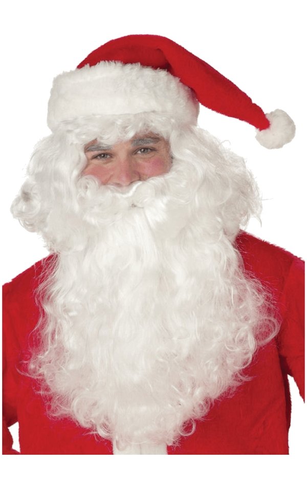 Value Santa Wig & Beard Set - Fancydress.com