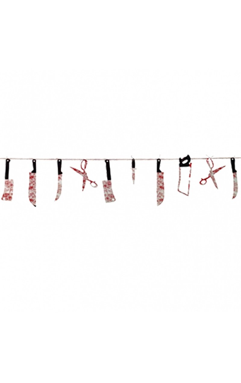Weapons Bunting Decoration - Fancydress.com