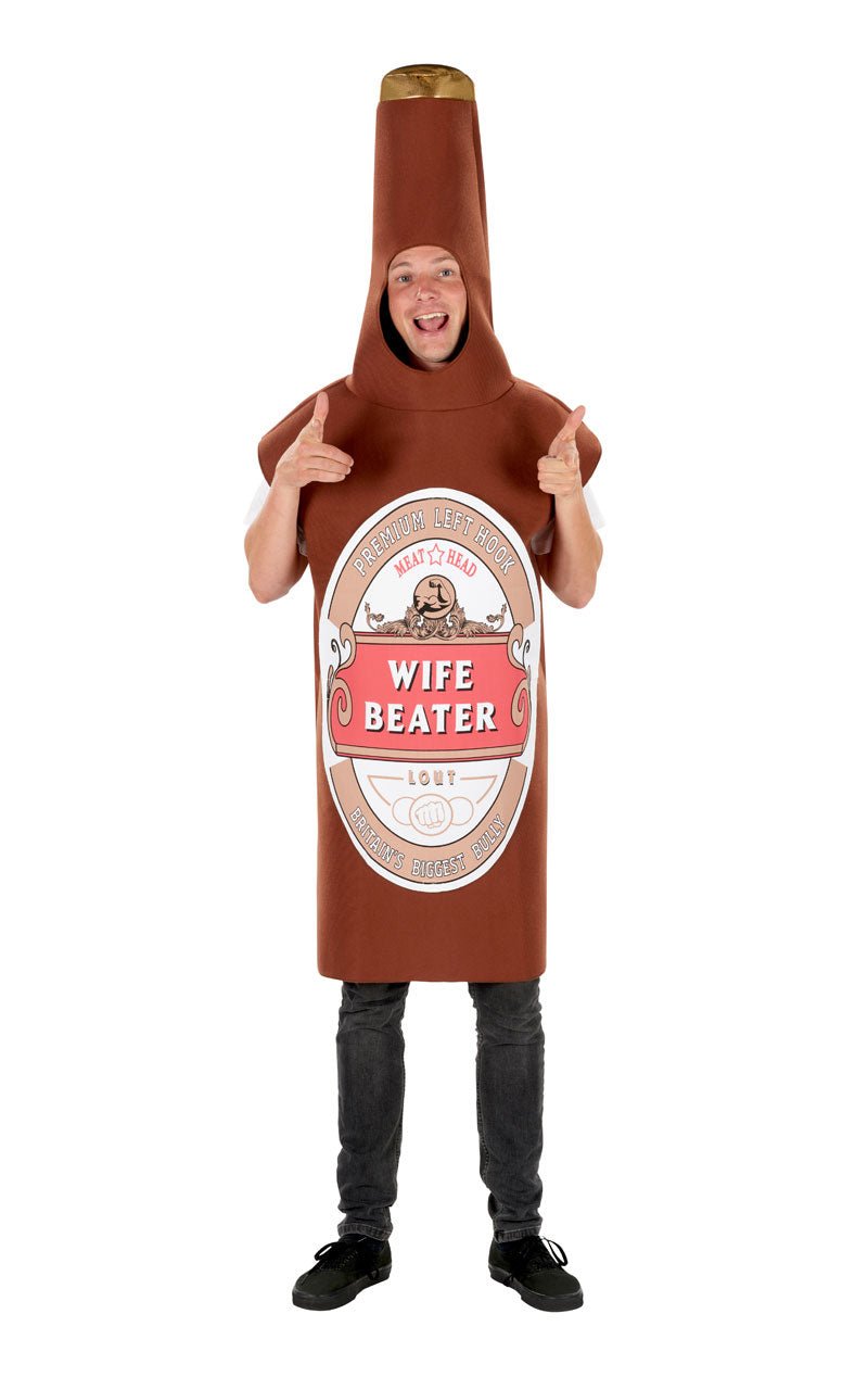 Wife Beater Beer Bottle Costume - Fancydress.com
