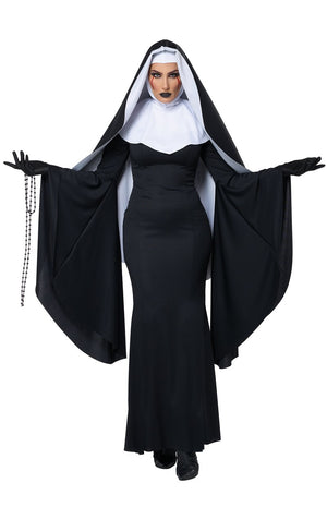 Womens Bad Habit Nun Costume - Fancydress.com