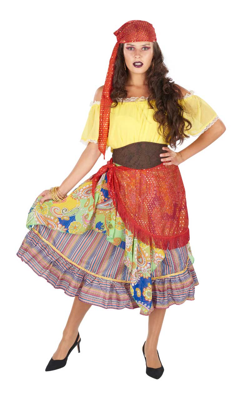 Womens Deluxe Fortune Teller Costume - Fancydress.com