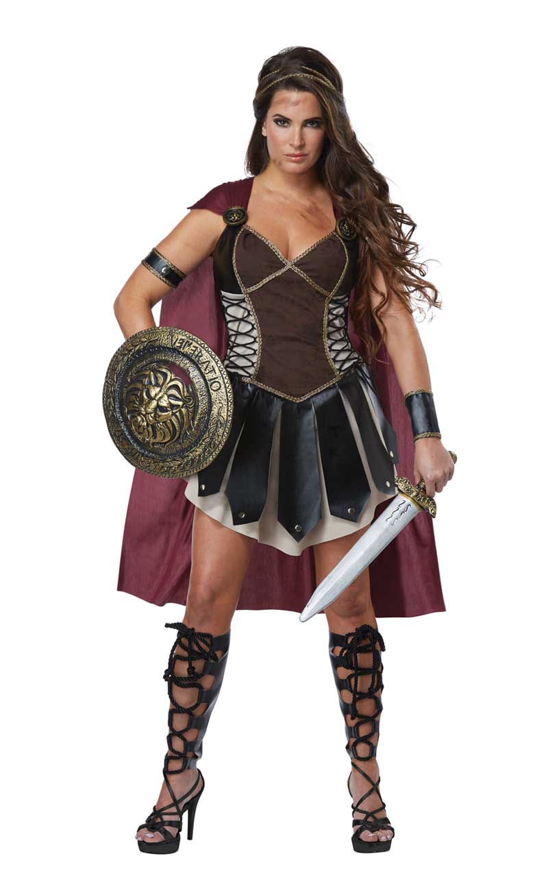 Womens Glorious Gladiator Costume - Fancydress.com