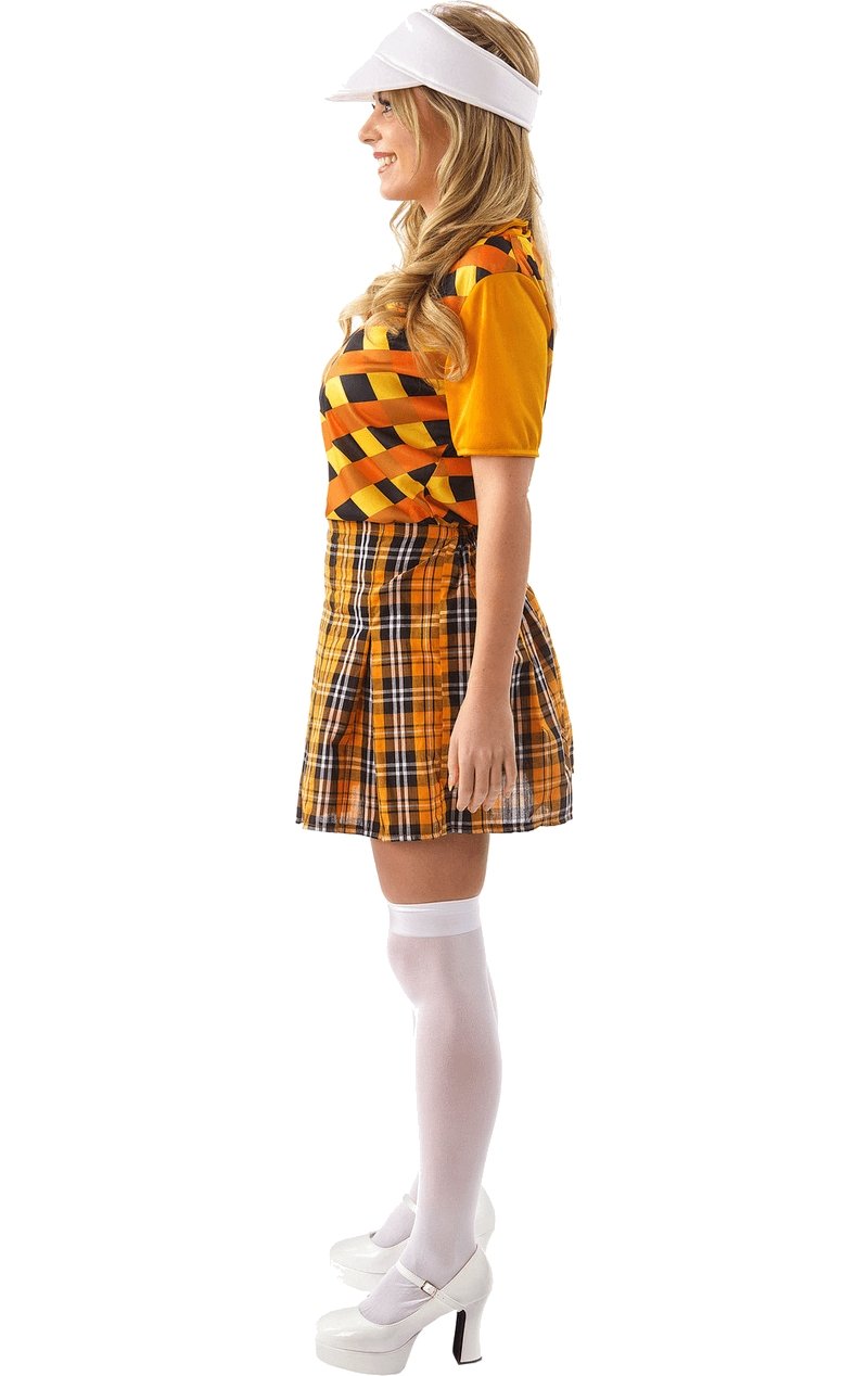 Womens Golf Costume - Orange - Fancydress.com