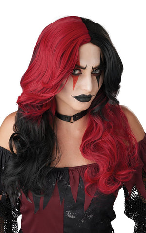 Womens Jester Halloween Wig - Fancydress.com